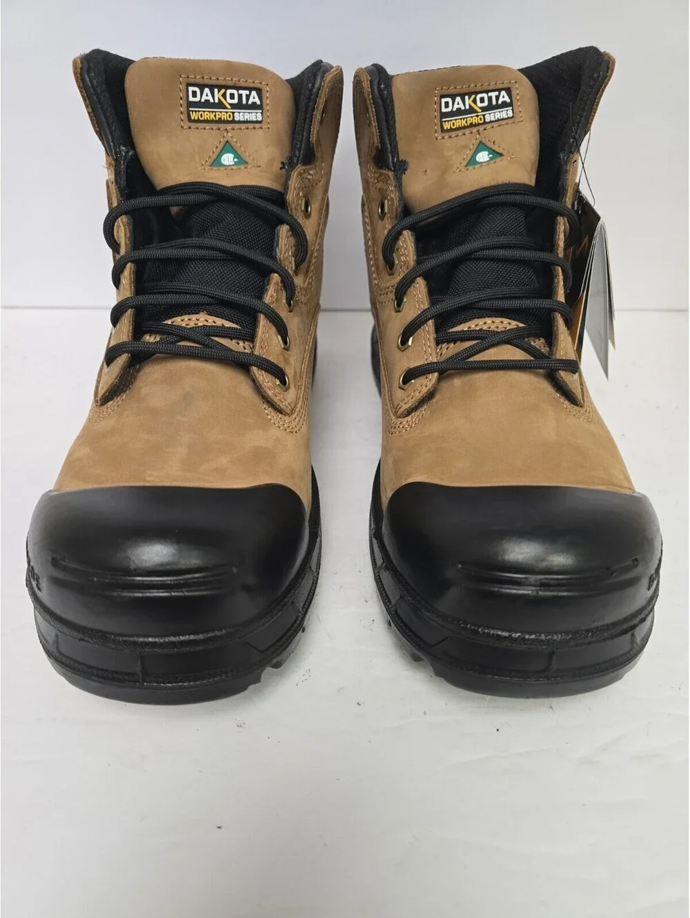Dakota Men's 6” 6006 Quad Comfort Steel Toe Fresh Tech Work Boots Tan Size 13M